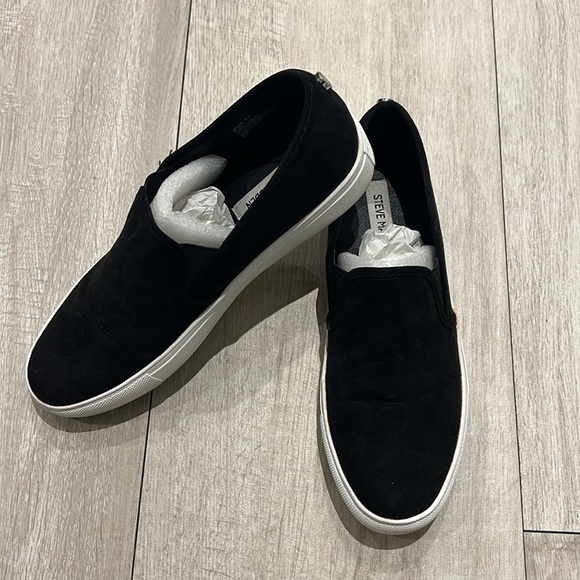 Steve Madden Zelia Slip-On, Women’s size 9.5, Black/White - Picture 7 of 8